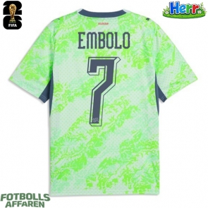 Schweiz Breel Embolo #7 Bortatröja VM 2026 Kortärmad